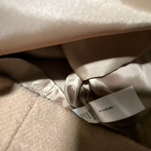 Gap Skirt Womens Size 4 Beige Wool Blend Short A-Line Sailor Style Rear Zip - Picture 7 of 12